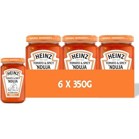 Heinz Nduja Pasta Sauce, 6 Pack Cover