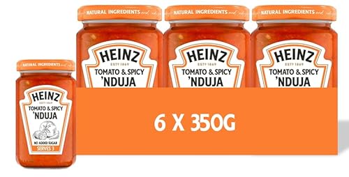 Heinz Nduja Pasta Sauce 6 x 350g