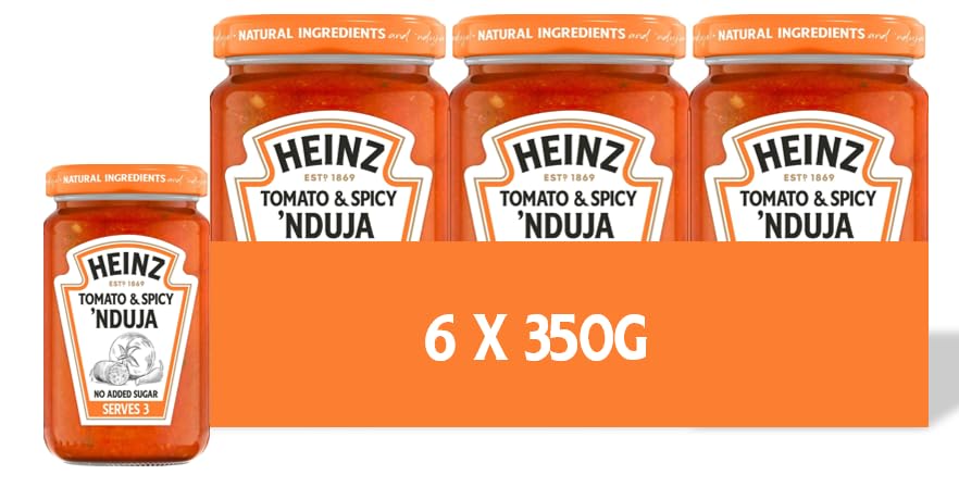 Heinz Nduja Pasta Sauce 6 x 350g