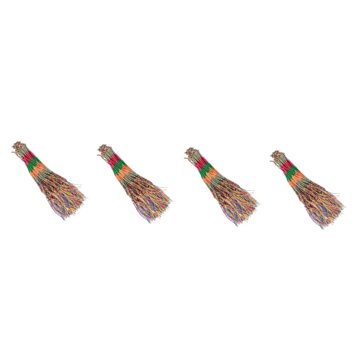Toyvian 200 Piezas Trenzadas Azar Hechas a Mano Y Estilo Tobillo Pulseras Surtidas para Hilo Amistad Color