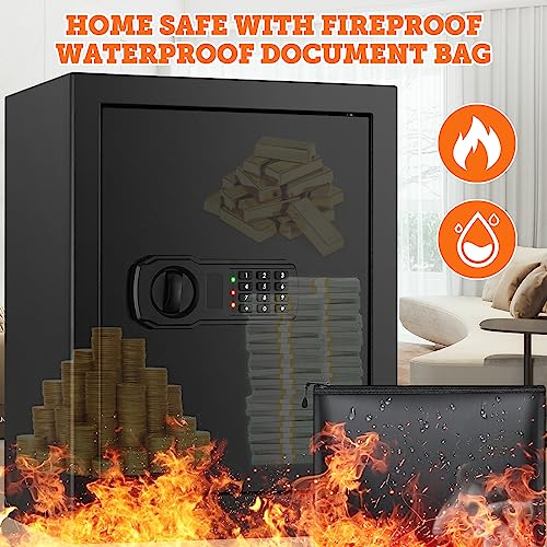 Cofre grande à prova de fogo SAFE3.0 Cuft para uso doméstico, cofre digital de segurança doméstica c