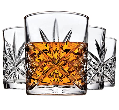 Godinger Mixed Drinkware Set, 4 Wine Glasses 4 Highball Glasses 4 Whiskey Glasses, Drinking Glasses Set, Glass Cups Glasses - Dublin Crystal Collection, Set Of 12 #TOP4