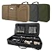 Tactical Padded Discreet Carbine Rifle Case Takedown Broken Down Upper & Lower Storage 26.0” L X 13.0” W X 3.0” T (Black)