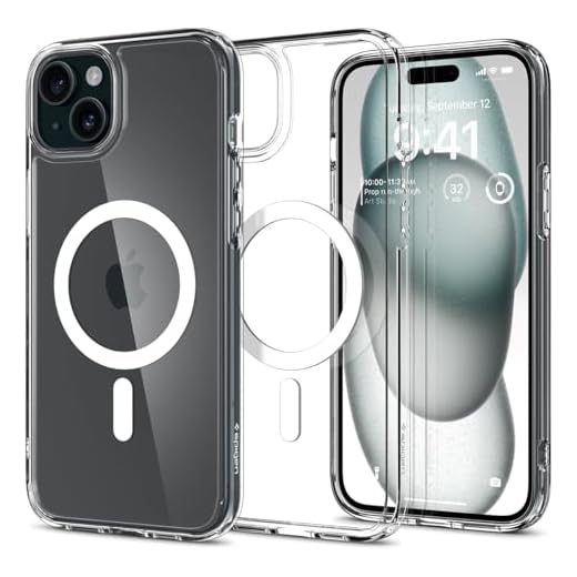 Spigen Ultra Hybrid Magfit Capa para Apple iPhone 15 Case - White