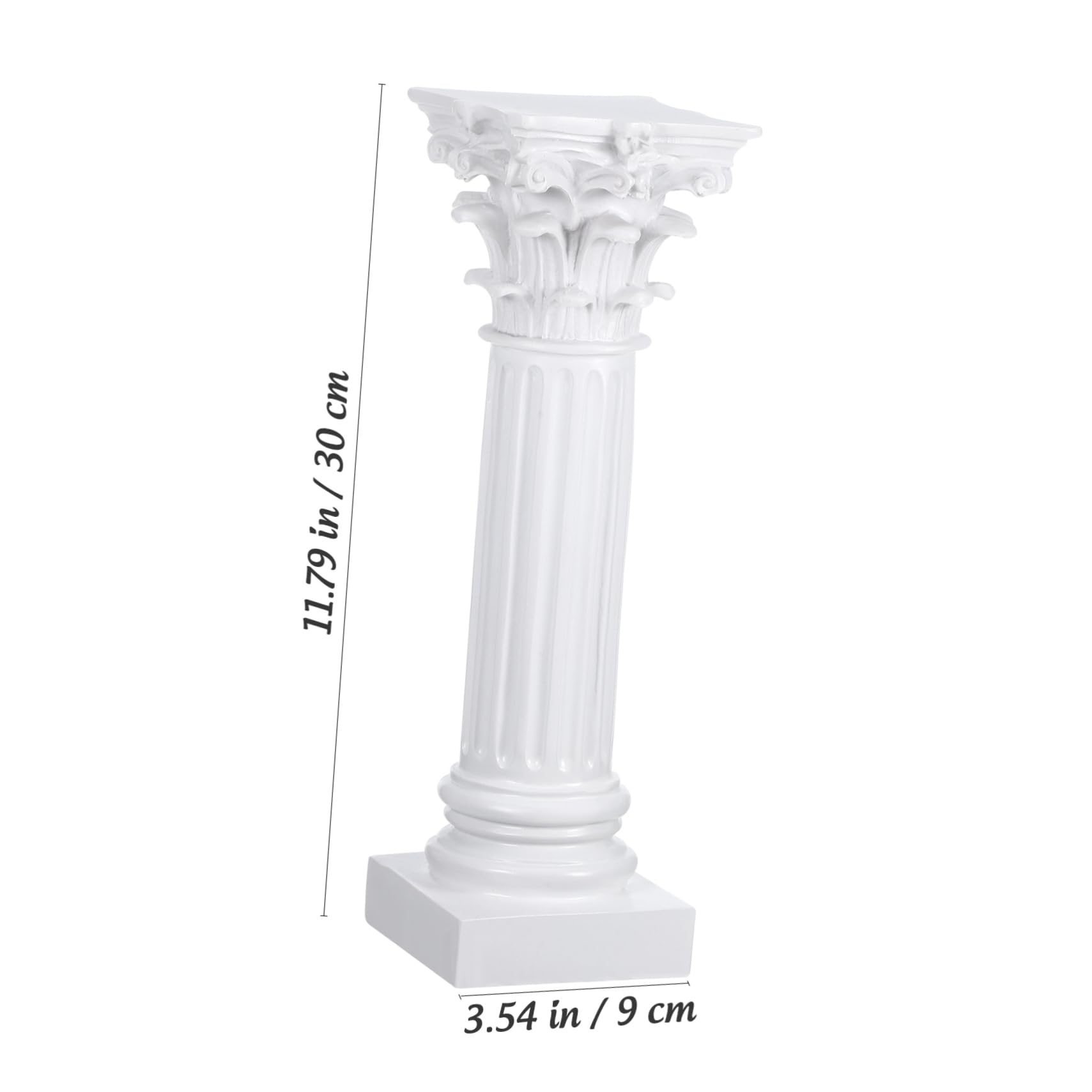 Yardwe Portacandele Con Design Colonna Romana Per Decorazioni Di Feste e Tavoli Domestici e Durevole Stile Creativo e Elegante Per La Casa