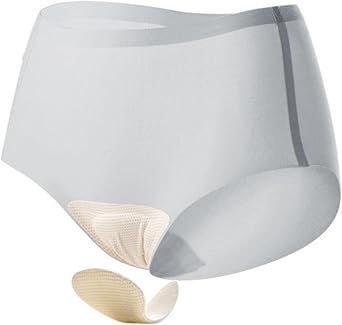 Seamless Camel Toe Concealer Underwear for Women Comfy No Show Yoga Bikini Workout Panties for Leggings, 2 Pack