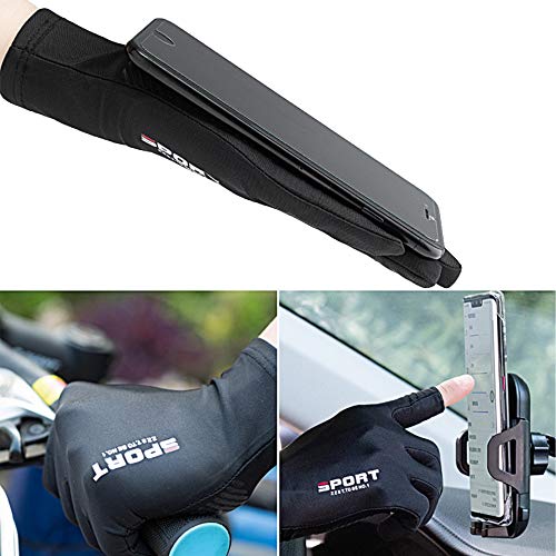 Foto von Faletony Angelhandschuhe Anti-Skid Sonnenschutz Atmungsaktiv Fahrrad-Handschuhe für Damen und Herren