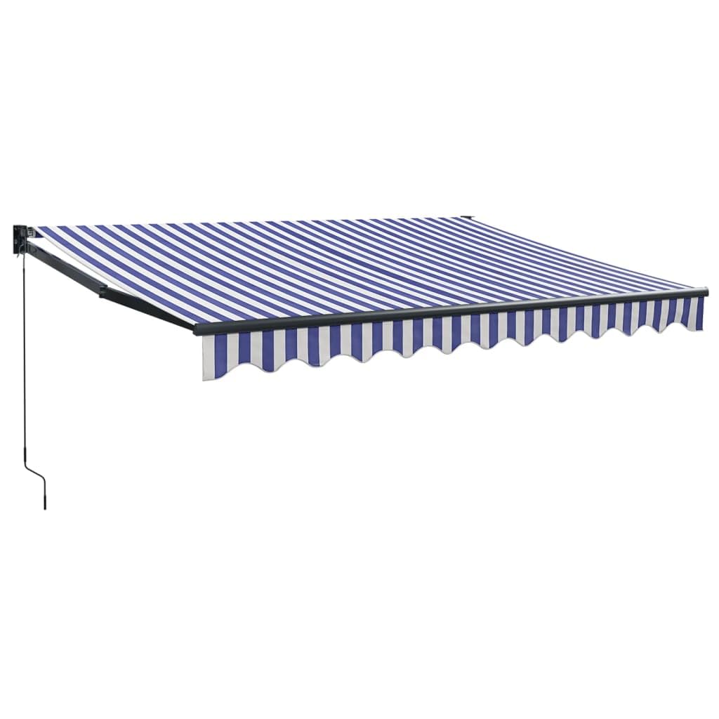 Store banne manuel anti-chaleur 3,5x2,5m contre le soleil de terrasse