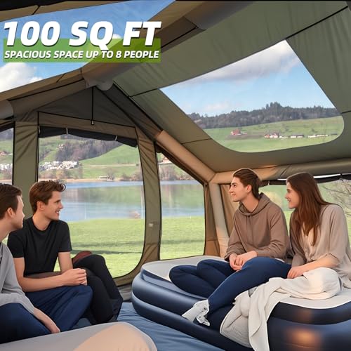 Carpa inflable EROMMY para 6 personas 4 estaciones miniatura 4