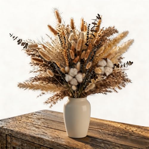 Ramo de Flores Secas con Hierba Pampas y Eucalipto miniatura 1