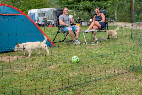 horizont Hundezaun easyLine 25m 105cm hoch, mit 7 PVC-Pfählen, ohne Strom