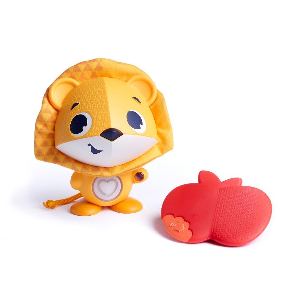 Tiny Love Wonder Buddy Leonardo el León, Juguete educativo de aprendizaje para niños de 1 año, Juguete educativo interactivo electrónico, Amarillo