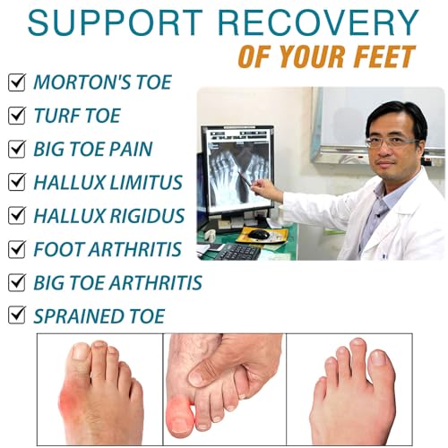 1 Pair Morton's Extension Orthotic,Carbon Fiber Insole,Rigid Foot Support Insert for Morton's Toe,Turf Toe,Hallux Rigidus,Arthritis 31.5cm(Men's Size 15/Women 16) by Leeuoe - Image 4
