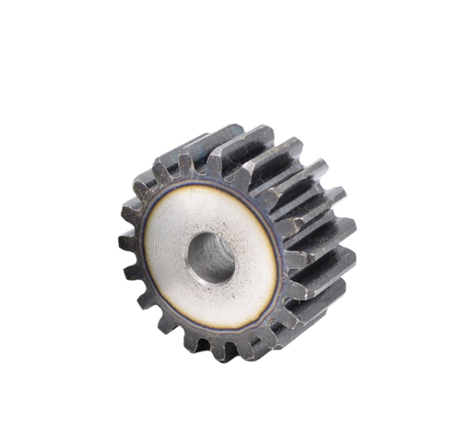 Bevel Gear Pinion Hardware Mechanical 1pcs 1Mod Cylindrical Spur Gear 12/13/14/15/16/17/18/19/20/21/22/23/24 Teeth Process Hole Steel Transmission Gear Tooth Pitch 3.14mm(22Teeth)