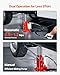 VEVOR Air Hydraulic Bottle Jack, 20 Ton (44092 lbs) Capacity, 10.2-19.5 Inch Lifting Range, Pneumatic/Manual Heavy Duty Welded Bottle Jack with Pump for Car, SUV, Pickup, Truck, RV, Auto Repair, Red