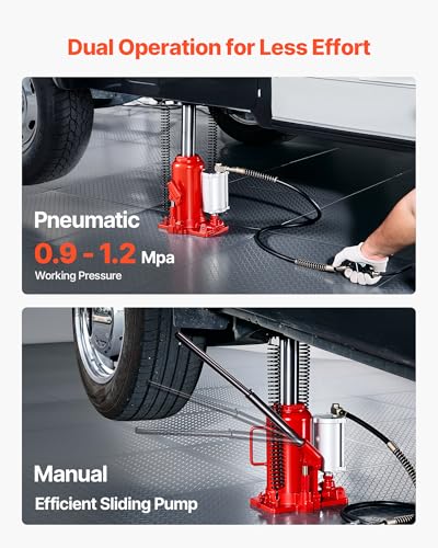 Cric bouteille hydraulique VEVOR 20T : la solution pour dépanner votre camion - 3