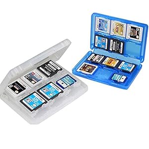 2 Pcs Nintendo 3DS Aufbewahrungsetui ,28 in 1 Spiel Kartenspeicher Aufbewahrungskoffer Organizer Halter für Nintendo 3DS…