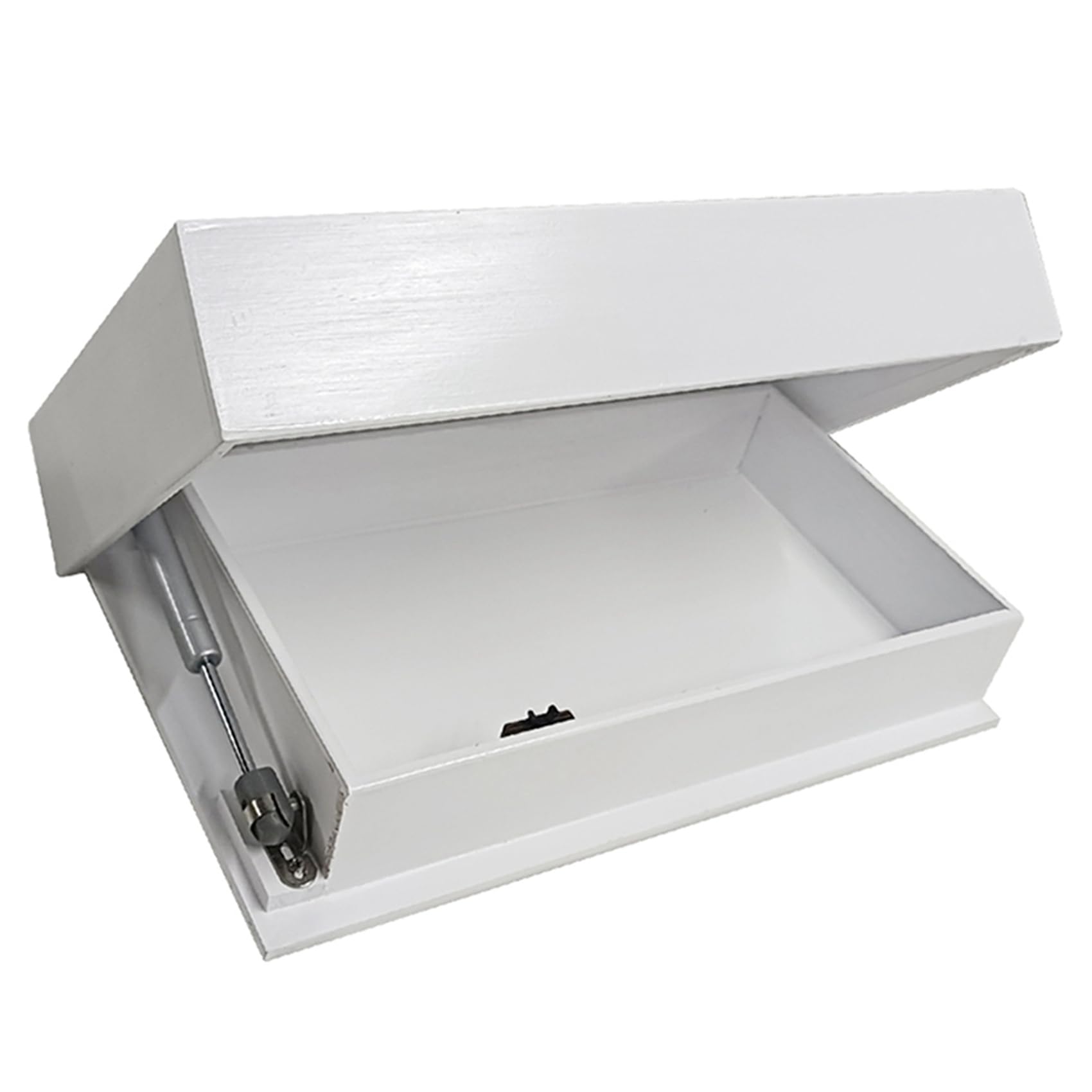 CTRLZS Wall-Mounted Concealed Floating Shelf Wooden Secret Compartment Storage Rack Hidden Shelves White