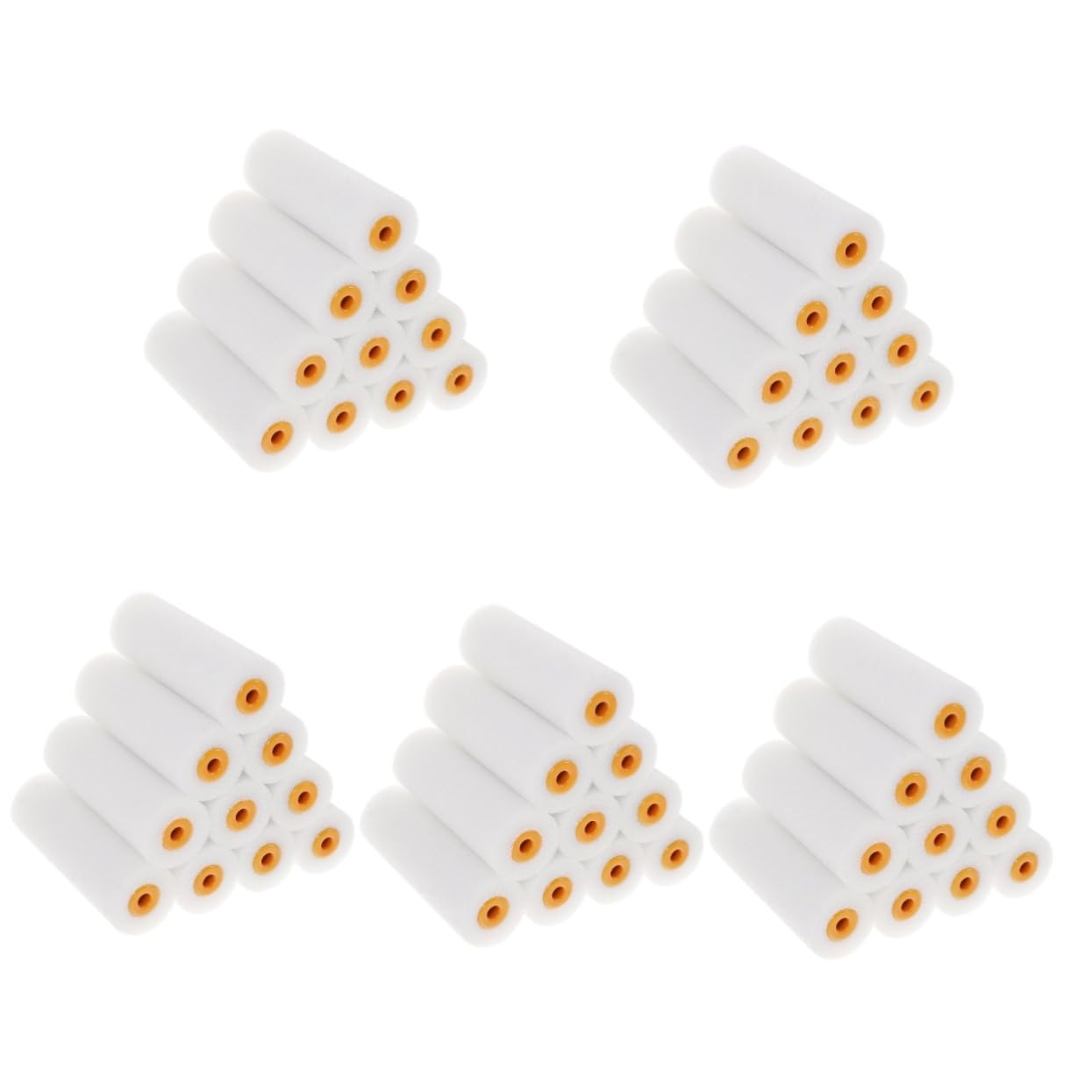 Uonlytech 50pezzi Maniche Per Da Vernice Spugna Da Coperture Per Rullini Di Verniciatura Per Pittura Di Pareti e Decorazioni