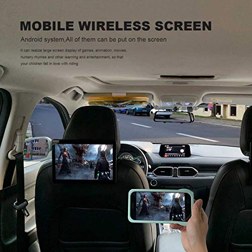 10.1 Inch 4G+32G One Android Headrest Video Players With Wifi 5Ghz,Sync Screen Tablets Phone Mirror Car Back Seat Tv Monitors, Ips Touch Screen Play Movies #TOP4