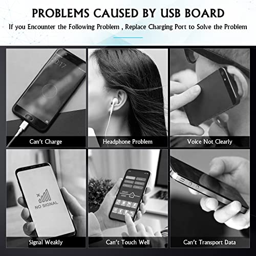Repuesto de puerto tipo C para Samsung Galaxy A51 5G A516U conector de carga flex 3