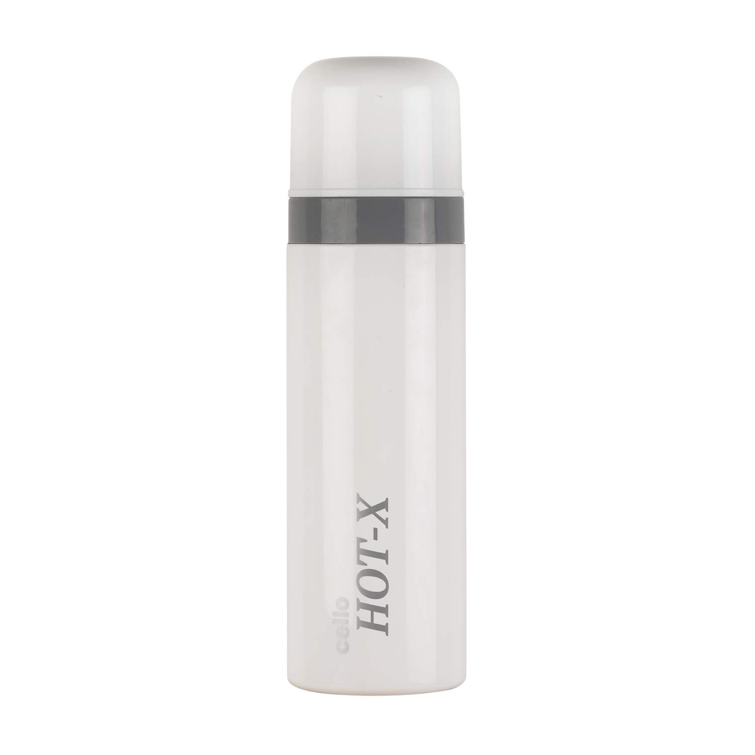 Cello Hot-X Classic Stainless Steel Insulated Bottle, 900ml, White