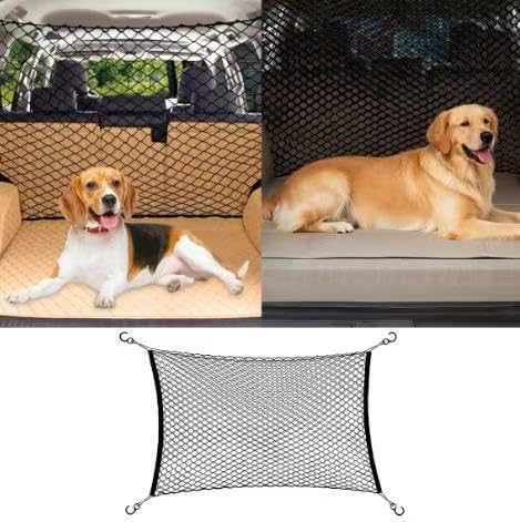WENINETIES Dog Guard for Car Boot for Mini Countryman F60 2017 2018 2019 2020 2021-2023 2024, Adjustable Pet Barrier, Layer Thickened Durable Nylon Net