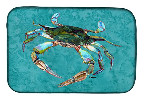 Tapis de séchage vaisselle crabe multicolore grand format 35x53 cm - 2