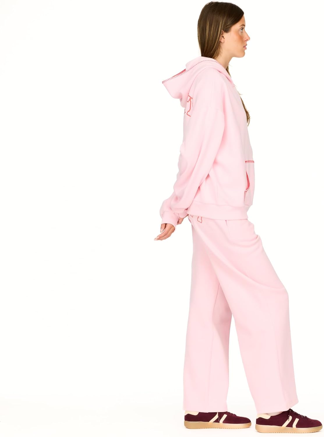 Forever 21 womens Oversized Hoodie With Graphic Screens - Image 3