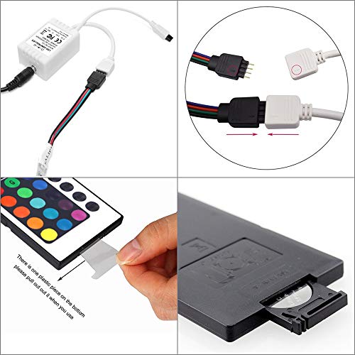 24 Tasti IR Telecomando + 12V 6A Controllore +