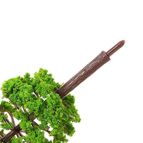Moniss 20 Pçs 70mm Escala Arquitetônica Árvores Modelo Layout Ferroviário Jardim Paisagem Cenário Mi