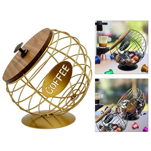Porte-capsules expresso moderne grande capacité avec panier de rangement - 6