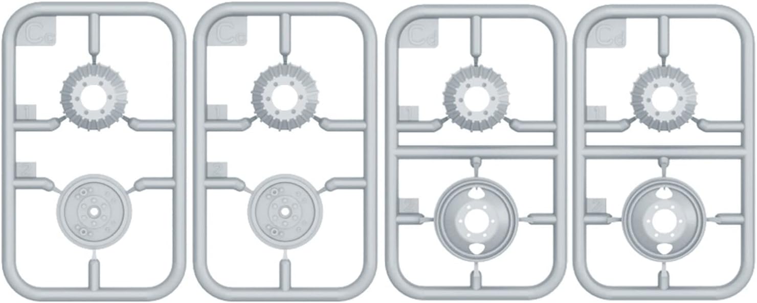 MiniArt Models ZIS-5 Family Wheels Set Model Kit (1/35 Scale)