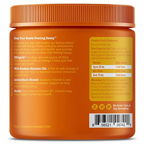 Salmon Fish Oil Omega 3 for Dogs - with Wild Alaskan Salmon Oil - Skin & Coat + Seasonal Allergy Support - Hip & Joint… - Image 5