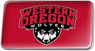 Western Oregon University Primary Logo Metal Rectangle Lapel Hat Pin Tie Tack Pinback