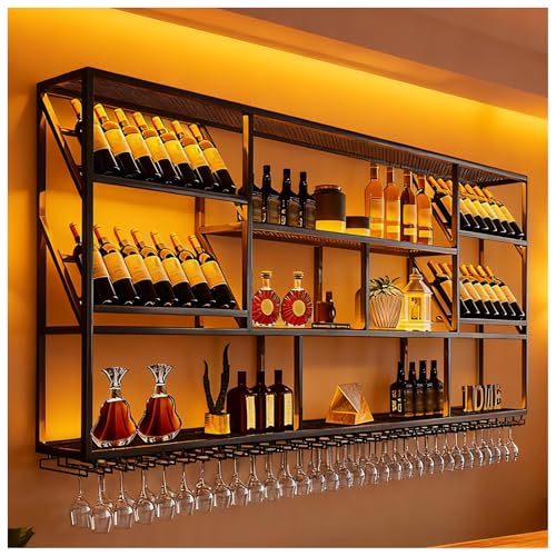 Estante para Vino Montado en la Pared Soporte