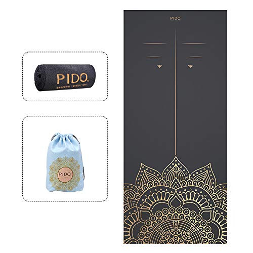 WWWW pido Yoga Towel Non Slip Sweat Absorbent Towel Convenient Widened Folded Fitness