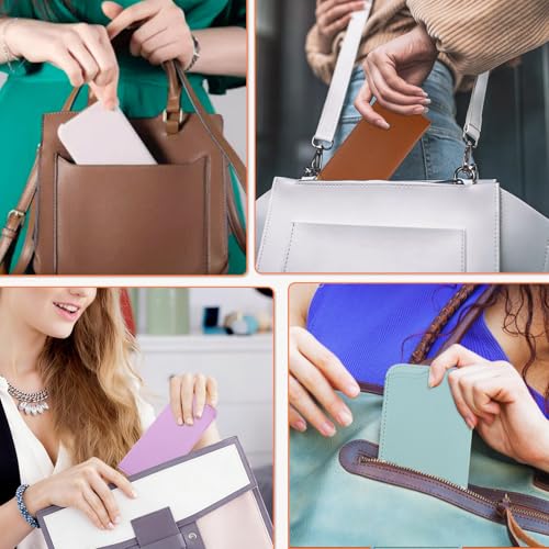 Image of 30 Pcs PU Leather Eyeglass Case, Soft Eyeglass Cases, Slim Eyeglass Case, Pocket Glasses Case for Women