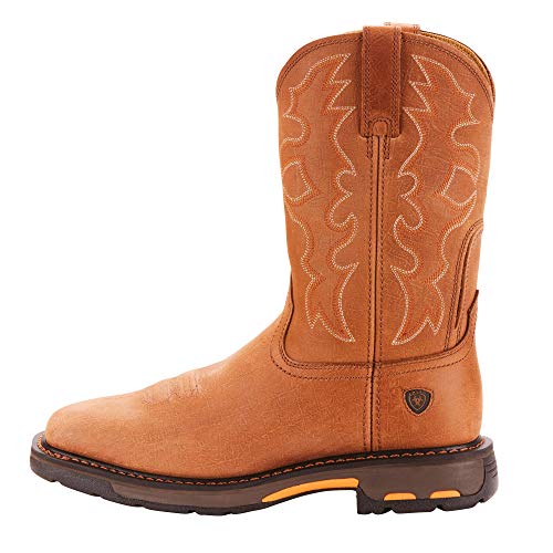 Ariat Workhog Wide Square Toe Work Boot – Men’s Leather, Square Toe Work Boot - Thumbnail 3