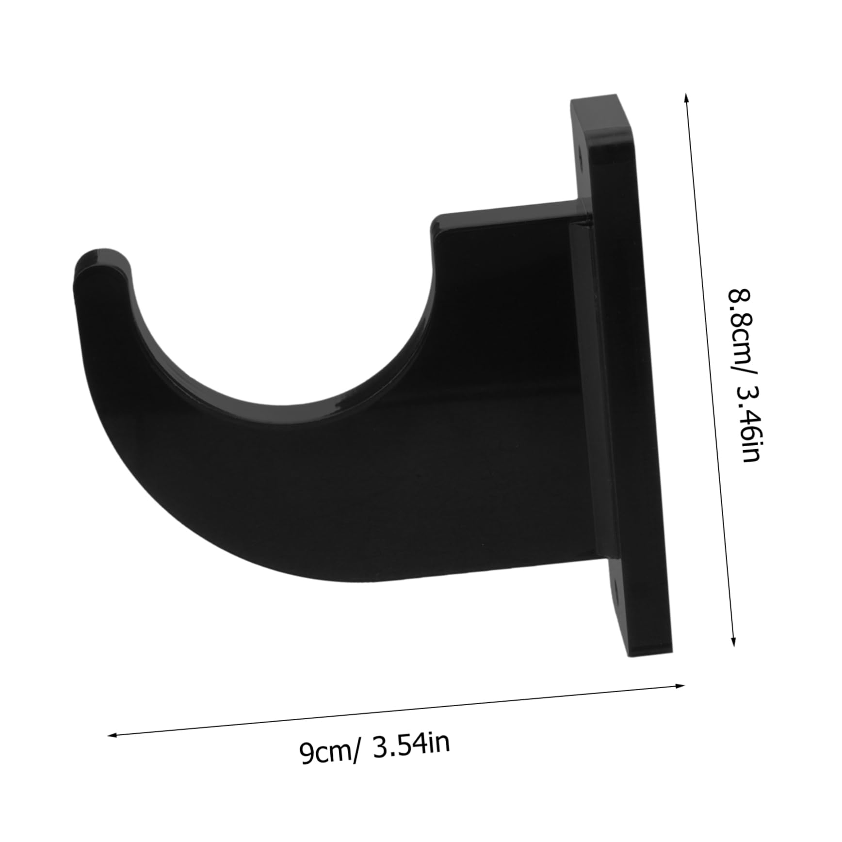 FUNOMOCYA 2pcs Wall Mount Stands Guitar Display Rack Skateboard Holder Wall Mount