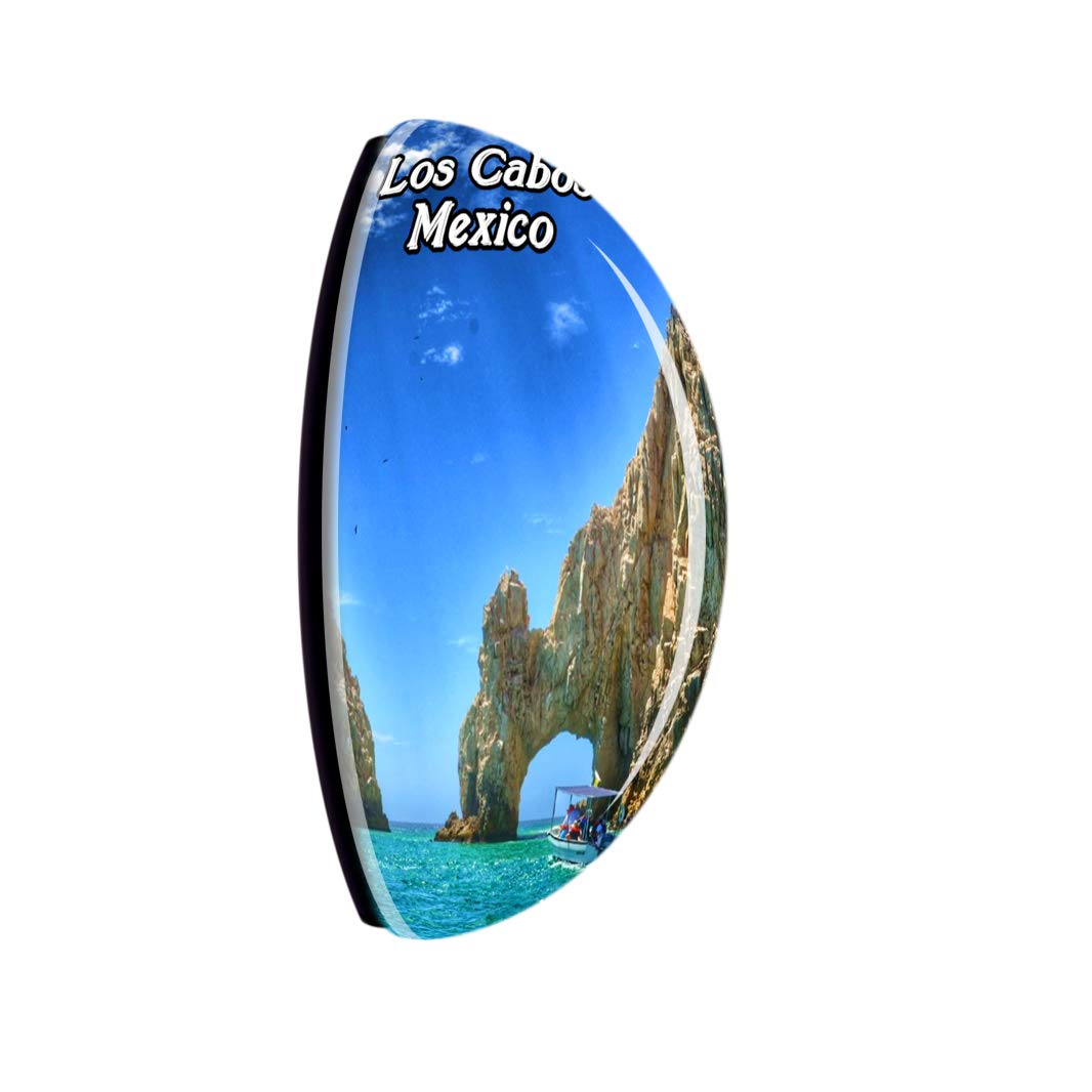 Mazatlan Mexico Fridge Magnet - 3D Crystal Glass Souvenir For Travel Memories & City Collectors