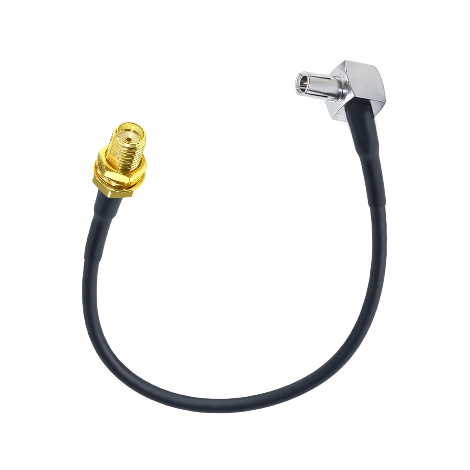 Maswell SMA Female Bulkhead to TS9 Interface Cable 20cm 8 inch 2-Pack Compatible for MiFi Router Cellular Broadband Modem 5G 4G LTE Antenna Adapter Mobile Hotspot USB Adapter