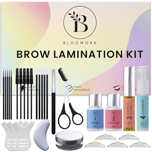 Eyebrow Lamination Kit, At-Home Brow Lift Kit for Beginner/Professional, Includes Instructions,