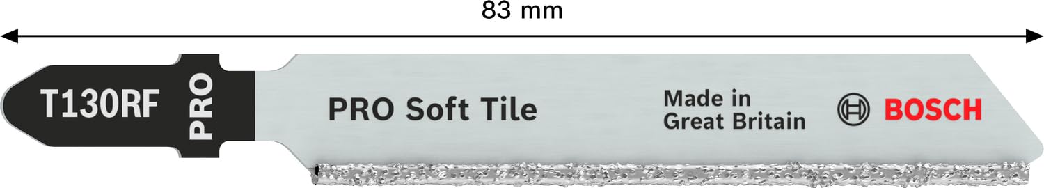 Bosch T130RF PRO Soft Tile Jig Saw Blade 2pcs