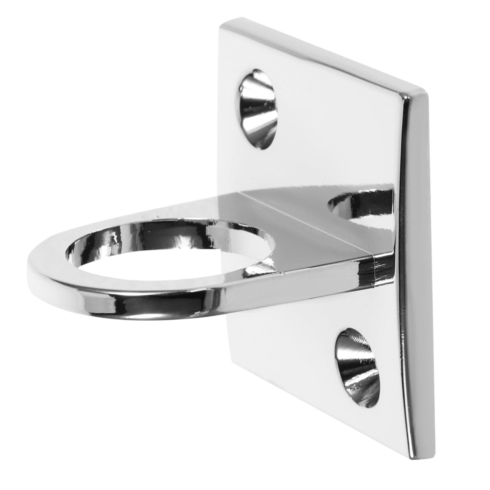 TIDTALEO Wall Mounted Circle Hook for Stanchion Post Support Pad Eye Plate for Hanging Ropes Theaters Events Restaurants and Hotels Effortless Installation