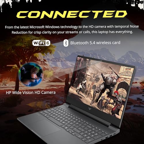 Image of HP Victus 15.6 inch FHD 144Hz IPS Gaming Laptop, Intel i5-13420H, 64GB RAM, 3TB Storage(2TB SSD+1TB Docking Station Set), NVIDIA GeForce RTX 4050, Backlit Keyboard, HD Camera, WiFi 6, Win 11, Silver