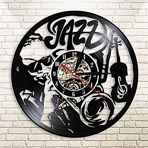 SHILLPS Reloj de Vinilo para Bombero de Emergencia de Primera Respuesta, Arte de Pared, decoración de la habitación del Bombero del Departamento de Bomberos con LED Cover