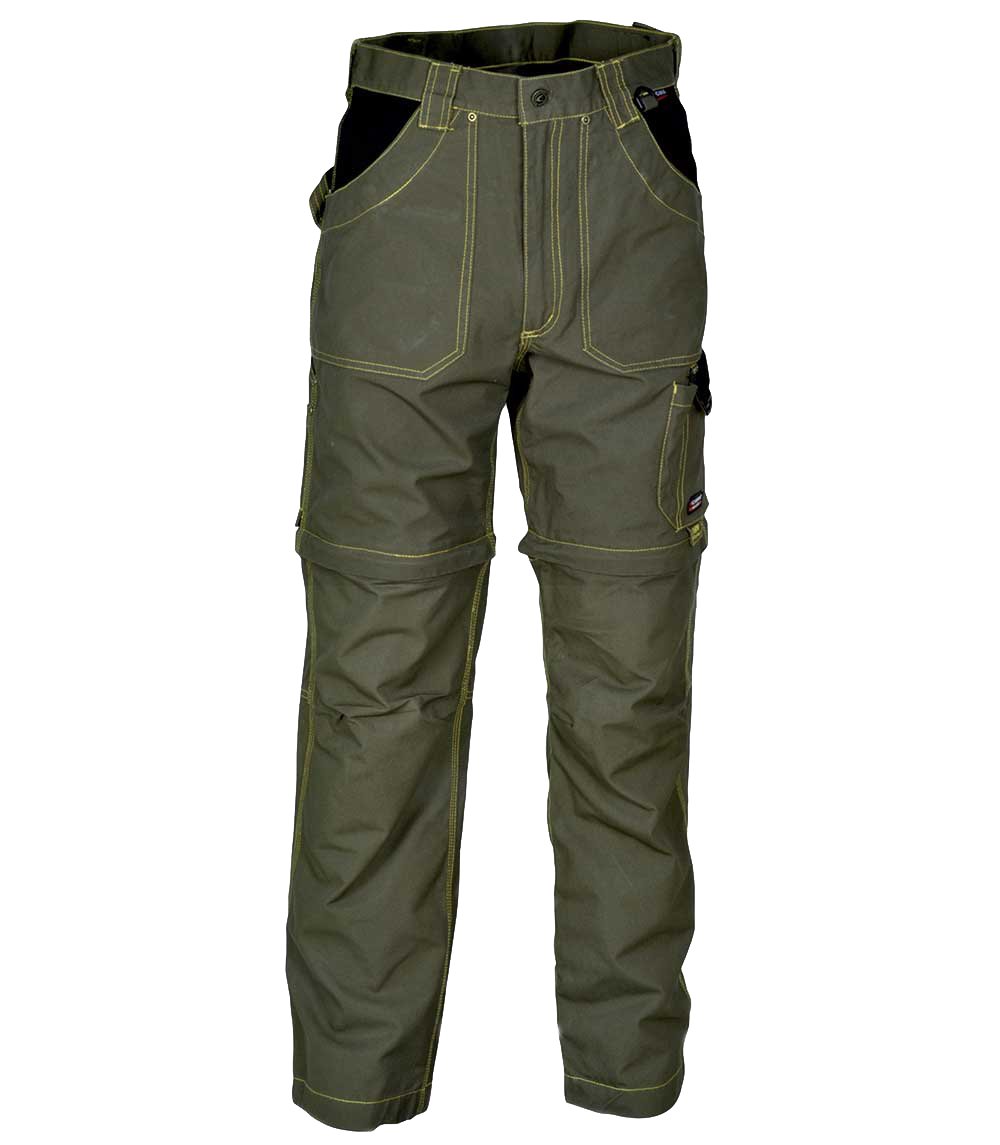 Cofra V053-0-03.Z46 Pantalon Helsinki, Taupe/Noir, Taille 46