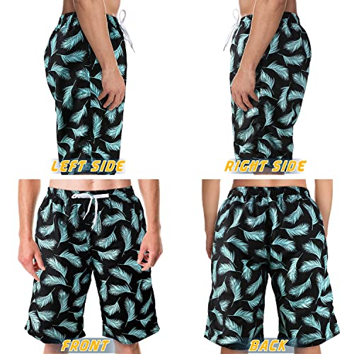 Image of Mens Swimming Trunks Swim Trunks Quick Dry Swim Shorts with Mesh Lining Funny Swimwear Bathing Suits