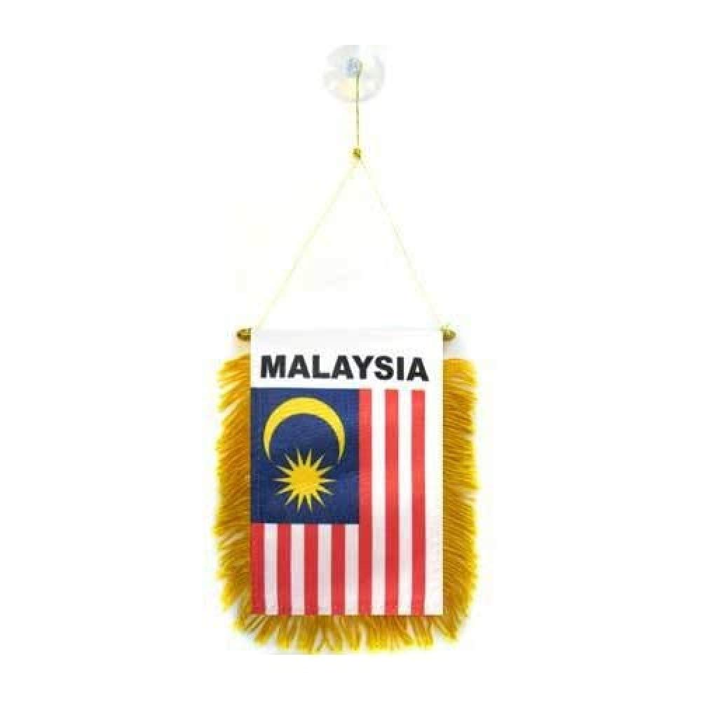 AZ FLAG Malaysia Pennant 4x6 in 100D Polyester Suction Cup